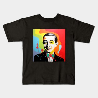 Pee Wee Herman art 7 Kids T-Shirt